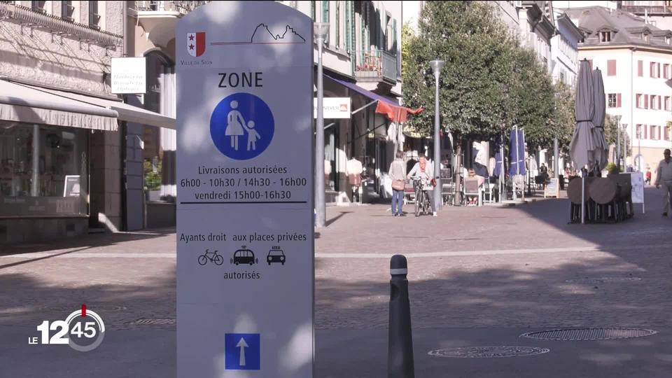 Selon un sondage, une majorité de la population suisse se dit favorable à la création de zone 30 dans les localités. Le centre-ville de Sion a sauté le pas.