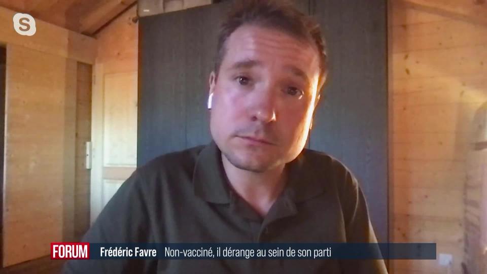 Le PLR est dérangé par la non-vaccination de Frédéric Favre (vidéo)