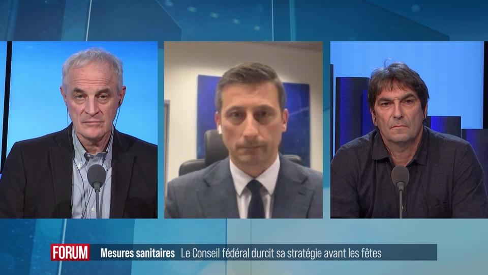 Retour sur les nouvelles mesures sanitaires fédérales: débat entre Didier Pitter, Jacques Gerber, et Thierry Wegmüller (vidéo)