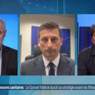 Retour sur les nouvelles mesures sanitaires fédérales: débat entre Didier Pitter, Jacques Gerber, et Thierry Wegmüller (vidéo)