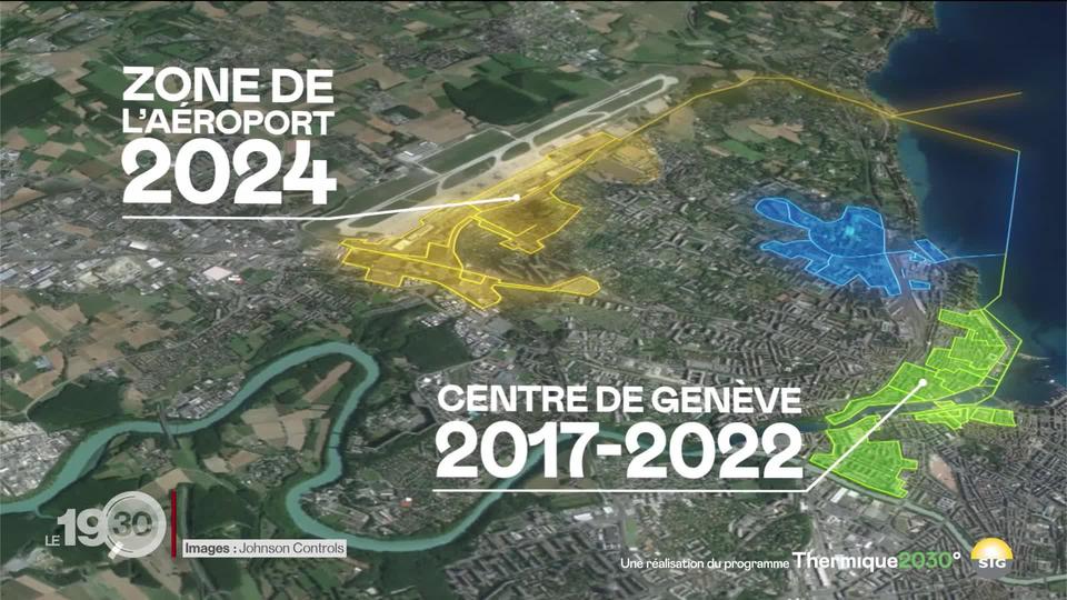 Un projet veut relier le froid du lac Léman à des pompes à chaleur pour réduire les émissions de CO2 à Genève.