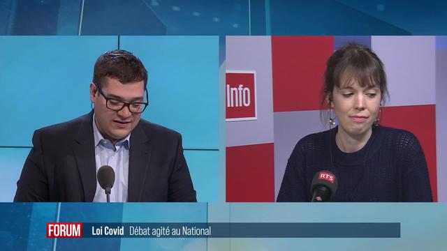 La Loi Covid débattue par les Conseil national en ce moment