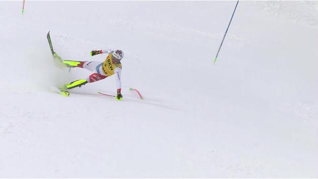 Flachau (AUT), slalom messieurs, 1re manche: Daniel Yule (SUI) éliminé d’entrée !