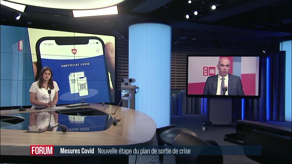 Nouvelle étape dans le plan de sortie de crise sanitaire: interview d'Alain Berset