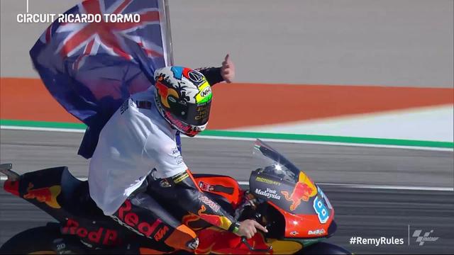 GP de Valence (ESP), Moto2 (#14): Fernandez (ESP) s'impose, Gardner (AUS) remporte le titre Moto2 et Luthi termine 12