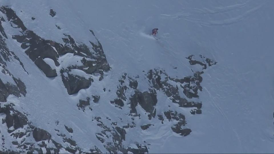 Freeride - Xtreme de Verbier: le run de la Vaudoise Elisabeth Gerritzen