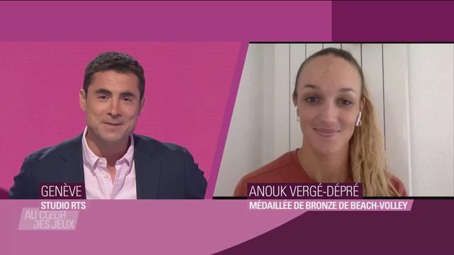 Interview d'Anouk Vergé-Dépré qui a remporté la dernière médaille suisse