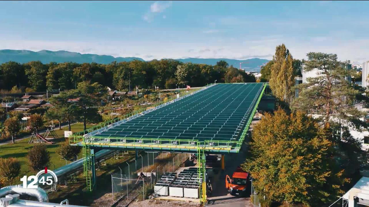 Genève inaugure une centrale solaire thermique