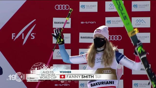 Coupe du monde de skicross : la vaudoise Fanny Smith gagne le globe pour la troisième fois.