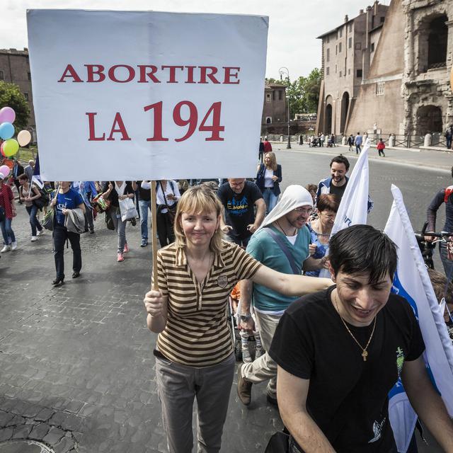 Manifestation d’activistes Pro-life à Rome, Italie en mai 2016 [NurPhoto/ AFP - Giuseppe Ciccia]