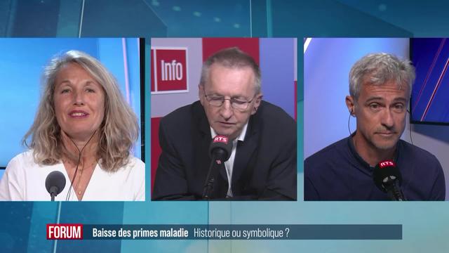 Forum des médias - Baisse des primes maladies en 2022, est-ce suffisant ? (vidéo)