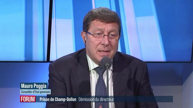 Démission du directeur de la prison de Champ-Dollon à Genève: interview de Mauro Poggia