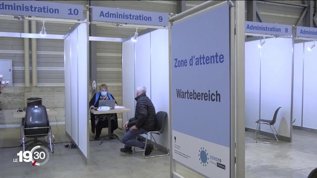 Une répétition générale avait lieu ce matin à Fribourg, avant l'ouverture de deux grands centres de vaccination lundi