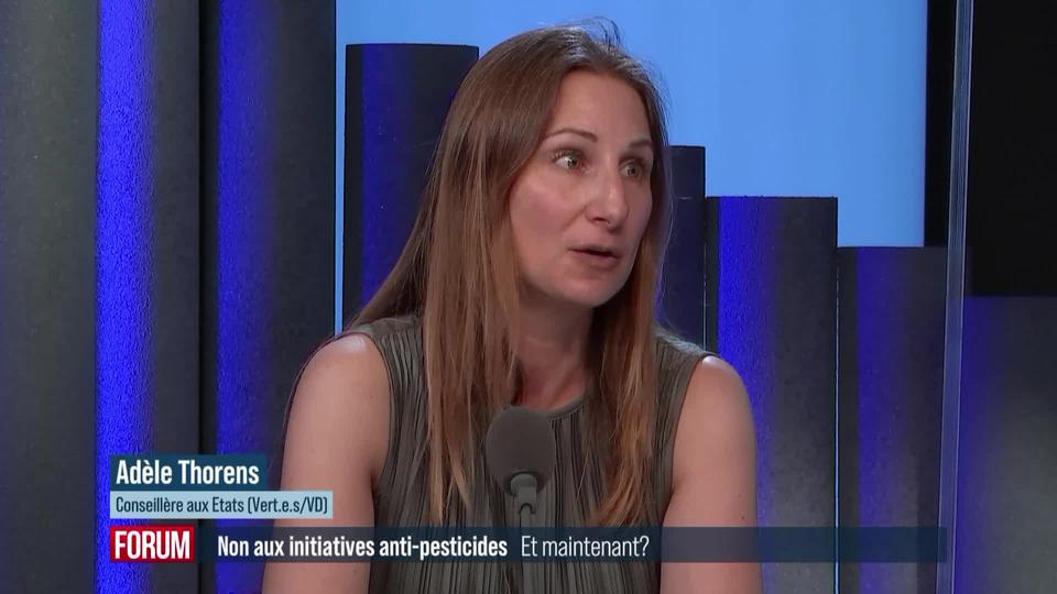 La majorité du corps électoral dit 2x non aux initiatives anti-pesticides : interview d’Adèle Thorens et de Jacques Bourgeois