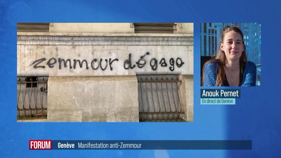 Une manifestation pour protester contre la venue d'Eric Zemmour à Genève est prévue ce mercredi