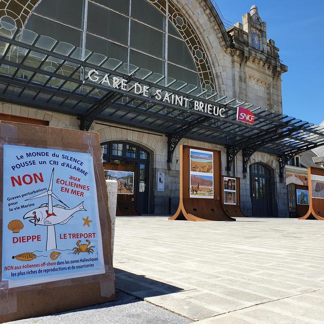 Saint-Brieuc, au lendemain de la manifestation du 29.05.2021. [RTS - Marius Rivière]