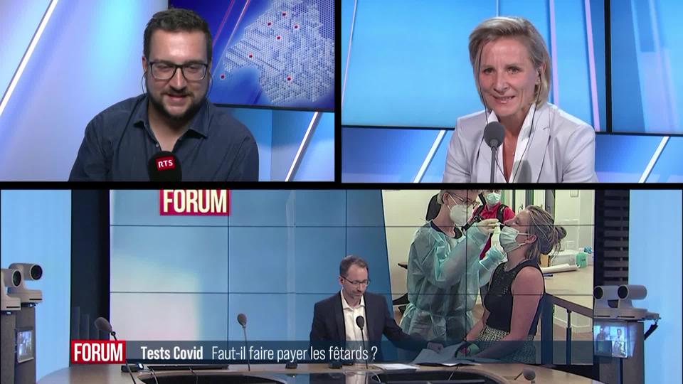 Faut-il faire payer les tests rapides à l'entrée de boîtes de nuit? Débat entre Giuseppe Mazza et Simone de Montmollin