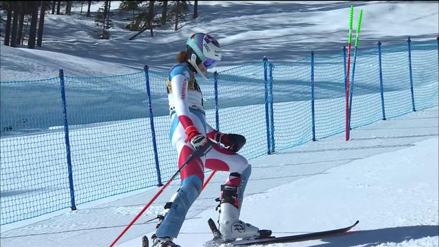Cortina (ITA), Slalom dames, 1re manche: élimination de Michelle Gisin (SUI)