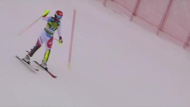 Jasna (SVK), slalom dames, 2e manche: élimination de Meillard (SUI)