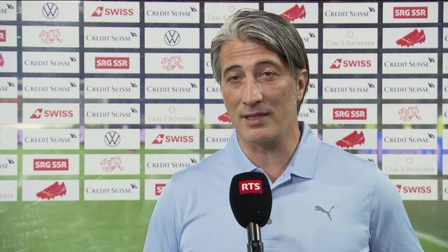 Gr. C, Suisse - Italie (0-0): interview du sélectionneur Suisse Murat Yakin