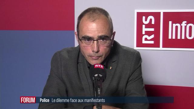 La police est-elle impuissante face aux manifestations de corona-sceptiques? Interview de Pascal Luthi