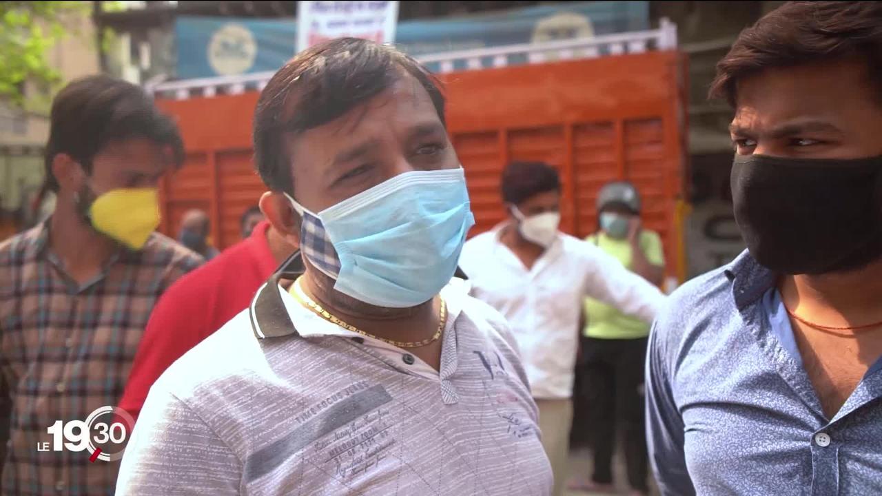 L'Inde est submergée par la nouvelle vague de coronavirus. Les hôpitaux souffrent notamment d'une pénurie d'oxygène