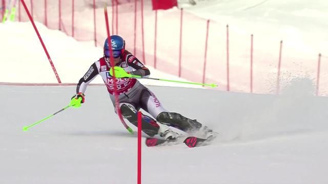 Are (SWE), slalom dames, 1e manche: Petra Vlhova (SVK) en tête après la manche initiale