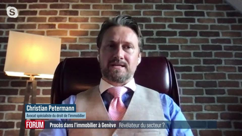 Procès pour escroqueries dans l’immobilier genevois: interview de Christian Petermann (vidéo)