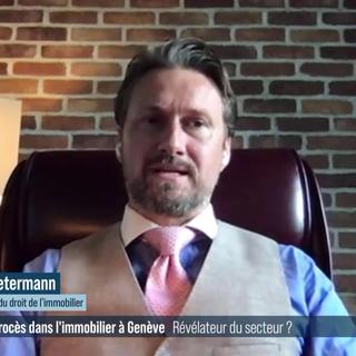 Procès pour escroqueries dans l’immobilier genevois: interview de Christian Petermann (vidéo)