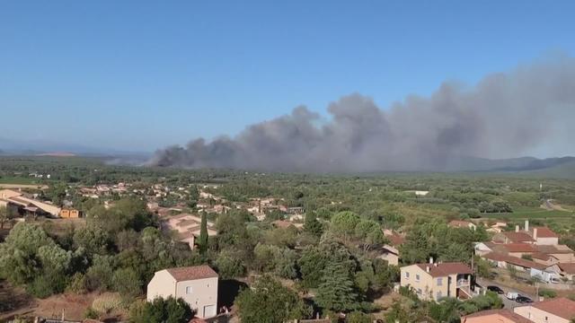 Incendie dans le Var