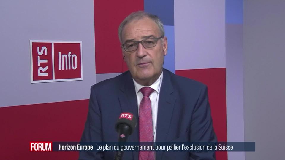 Des mesures transitoires soutiendront les chercheurs exclus d'Horizon Europe: interview de Guy Parmelin