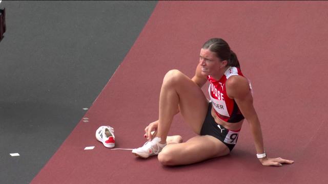 Athlétisme, 400m haies dames: Léa Sprunger (SUI) prend le 3ème rang et se qualifie pour les demies