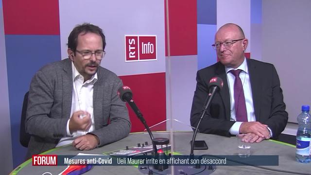 Ueli Maurer affiche son désaccord envers le pass sanitaire: débat entre Balthasar Glättli et Jean-Luc Addor