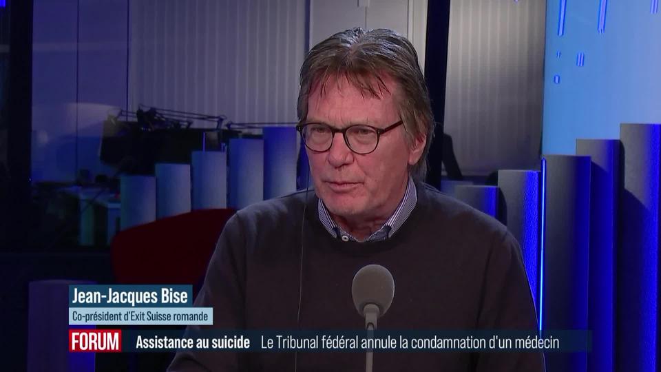 Assistance au suicide: interview de Jean-Jacques Bise