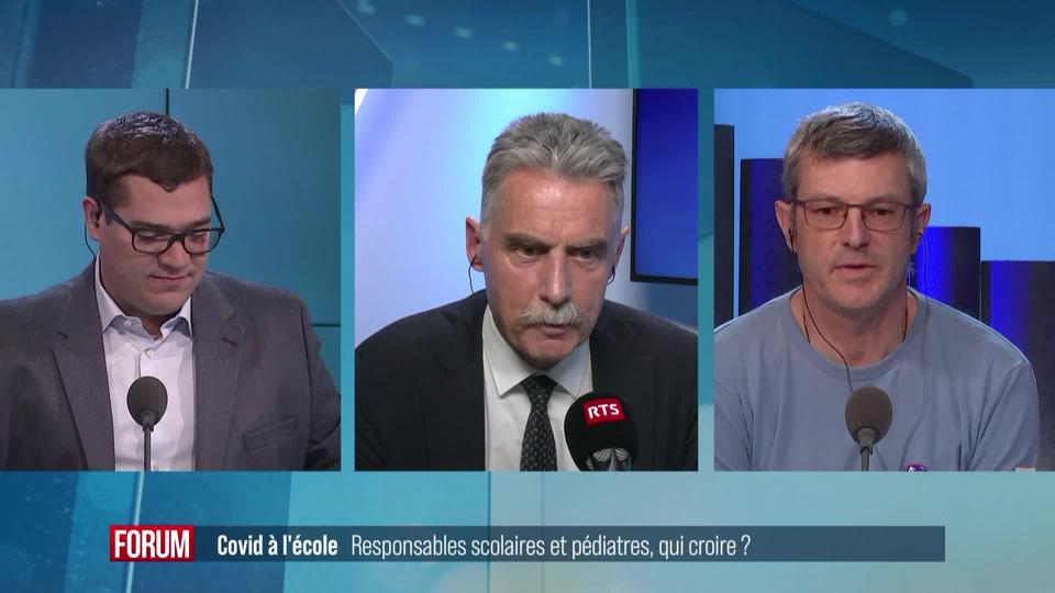 Covid à l'école: responsables scolaires ou pédiatres, qui croire? Débat entre Claude Bertoncini et Jean-Claude Marguet