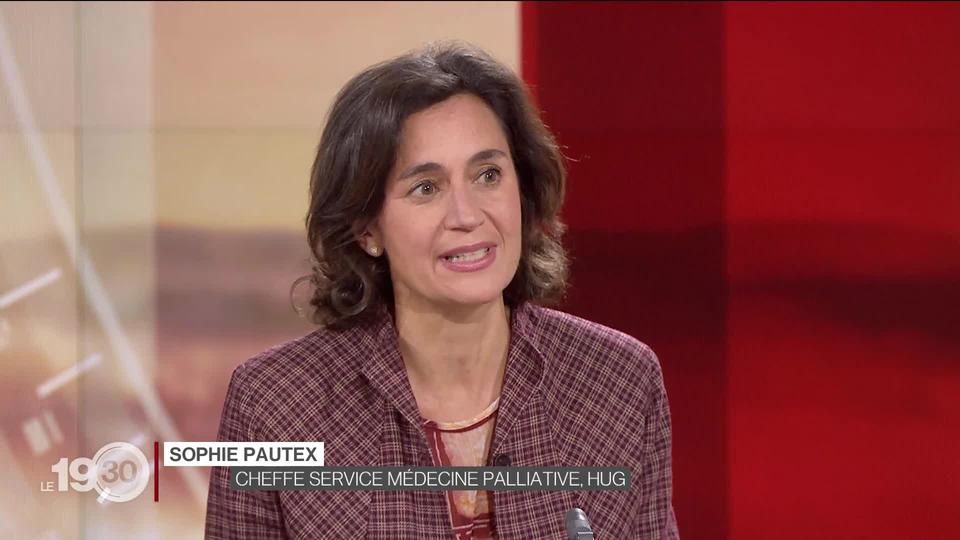 Sophie Pautex, cheffe du Service de médecine palliative aux HUG, commente l'annulation de la condamnation de l'ancien vice-président d'Exit Suisse.