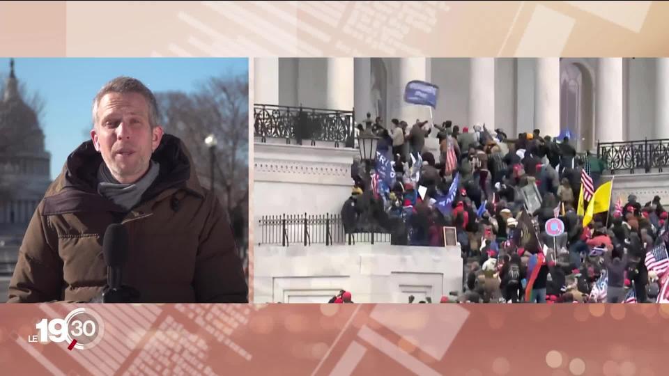 Le commentaire du correspondant RTS aux États-Unis Gaspard Kühn sur les événements survenus mercredi au Capitole.