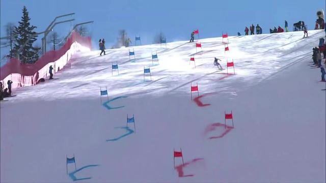 Cortina (ITA), Slalom parallèle messieurs qualifs: le meilleur temps pour Loïc Meillard (SUI)