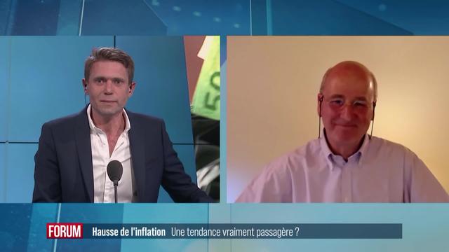 La hausse de l'inflation, une tendance vraiment passagère? Interview de Stéphane Garelli