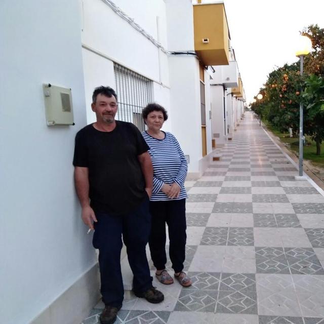 Jose et Dolores, habitants de Marinaleda, Province de Séville, Espagne. [RTS - Noémie Lehouelleur]