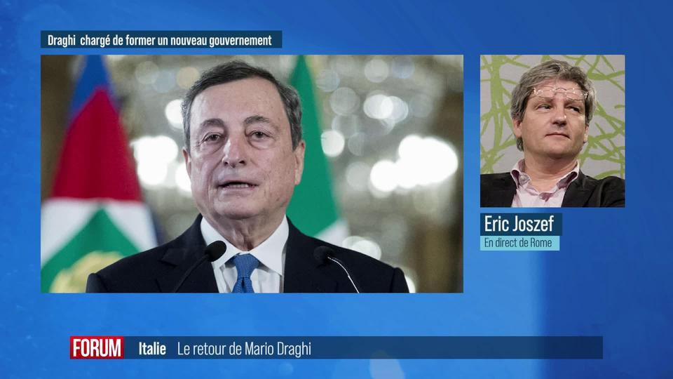 Mario Draghi chargé de former un gouvernement en Italie: interview de Eric Joszef