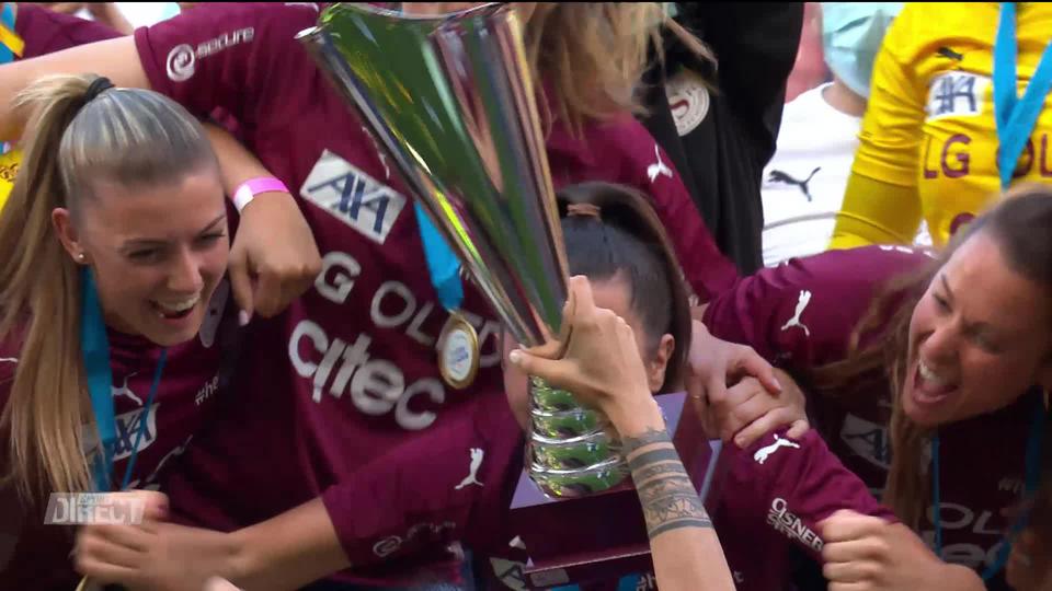 28e journée, Bâle - Servette Chênois (2-2): les Genevoises soulèvent le trophée