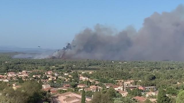 Incendie dans le Var