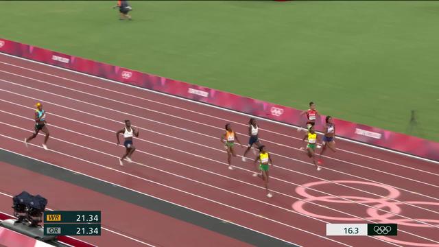 Athlétisme, 200m dames: Thompson (JAM) en or, Kambundji (SUI) termine à la 7e place