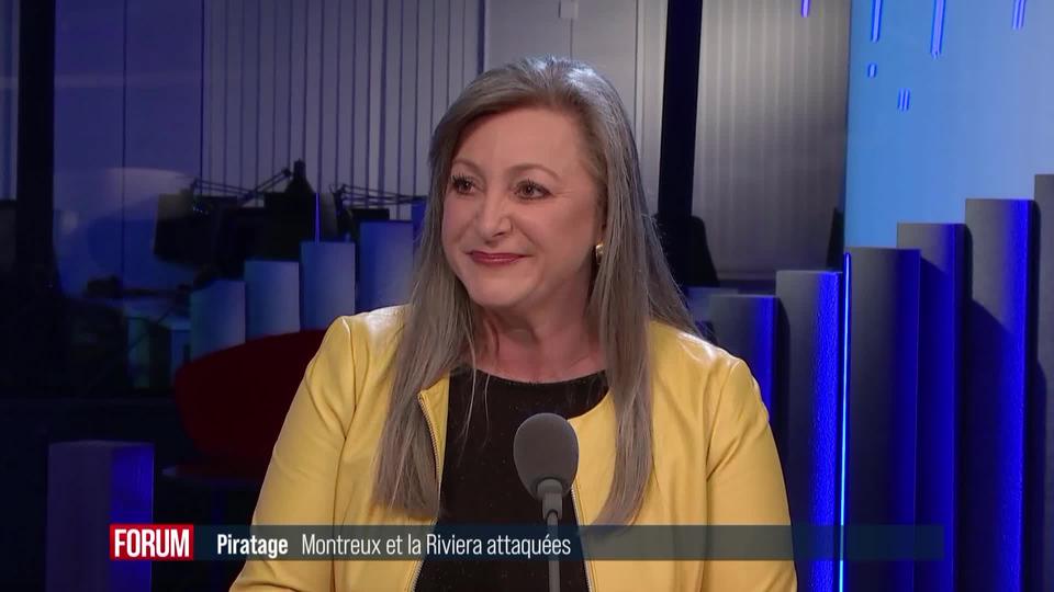 Un piratage touche Montreux et la Riviera: interview de Nuria Gorrite