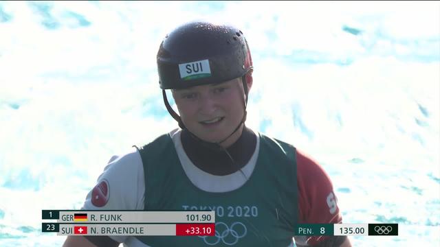 Canoë slalom, manche 2 : Naemi Baendle rate la qualification pour les demies