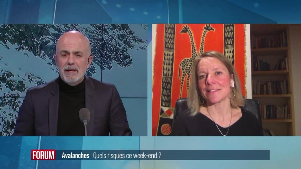 Quels seront les risques d'avalanche ce weekend? Interview de Caroline George