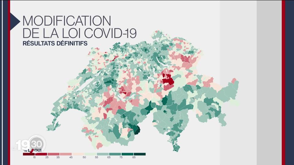 La loi Covid a été acceptée à 62% ce dimanche. Le décryptage du journaliste Laurent Dufour.