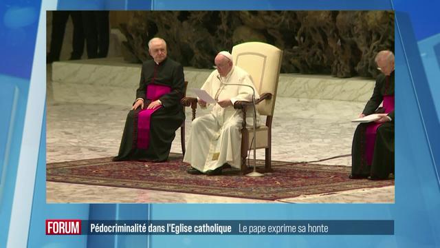 Le pape exprime sa honte sur la pédocriminalité dans l’Eglise de France: interview de Christine Pedotti (vidéo)