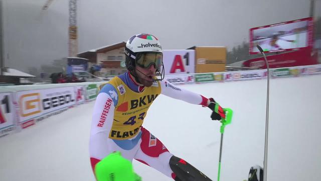 Flachau (AUT), slalom messieurs: Luca Aerni (SUI)